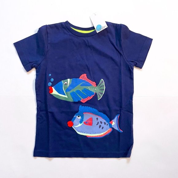 Mini Boden Other - NWT Mini Boden Tropical Fish Tee 6/7
